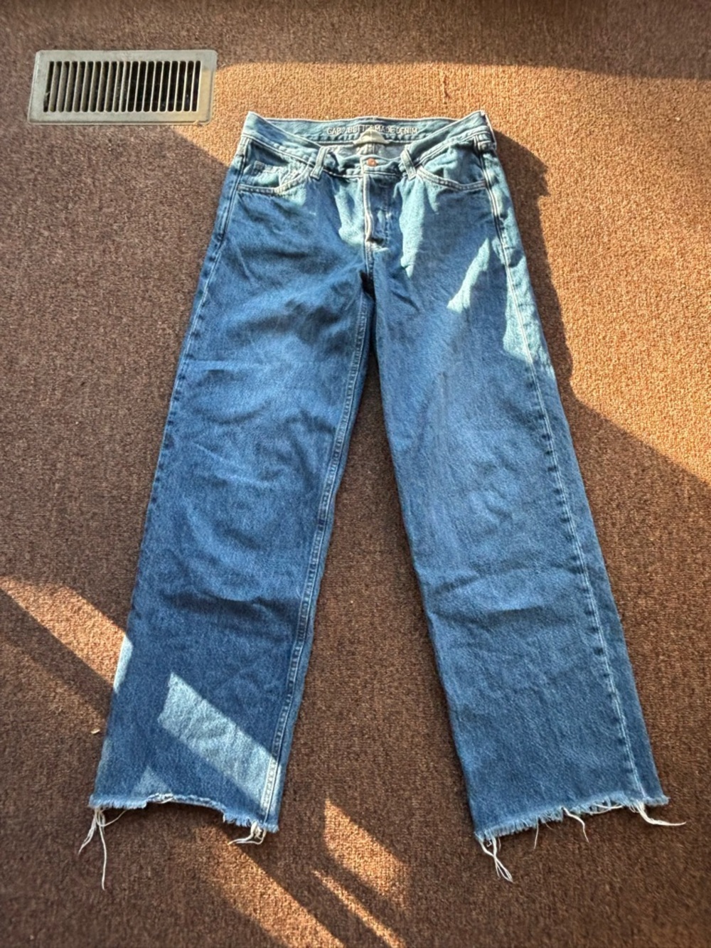 GAP Wide-Leg Flare Jeans - Medium Blue